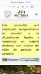 Mobile Screenshot of ciudadvictoria.gob.mx