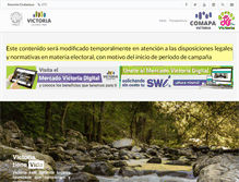 Tablet Screenshot of ciudadvictoria.gob.mx